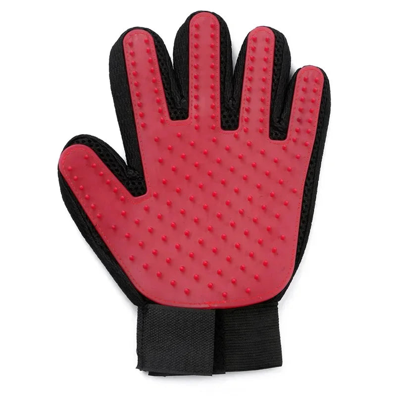 Silicone glove for pet hair