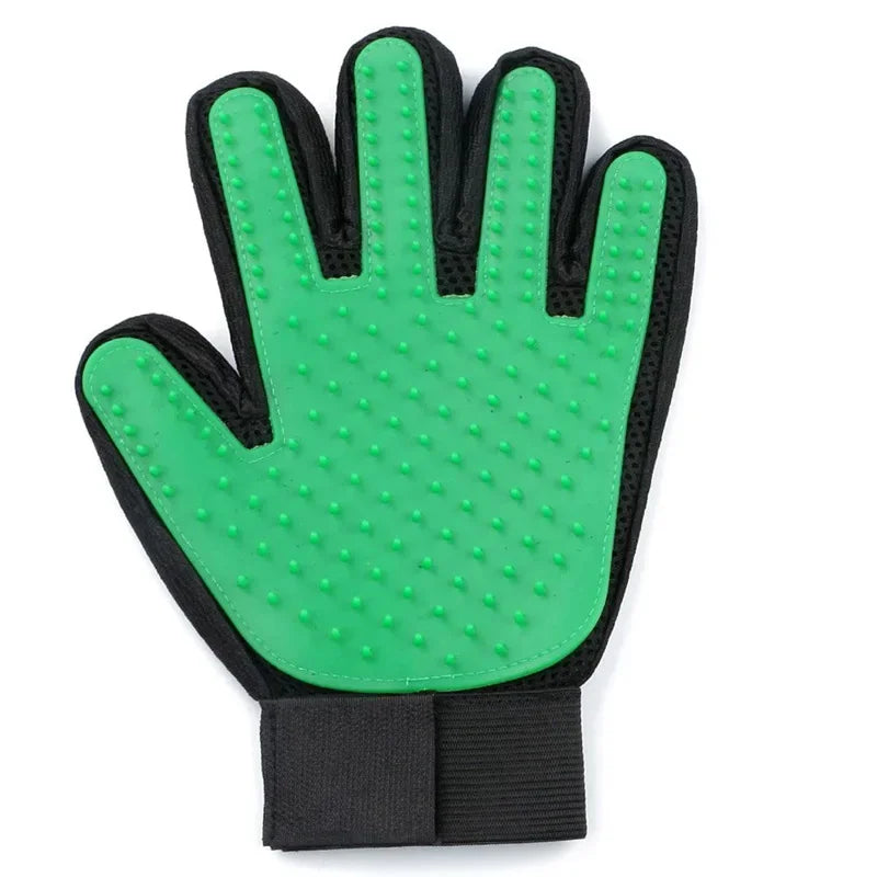 Silicone glove for pet hair