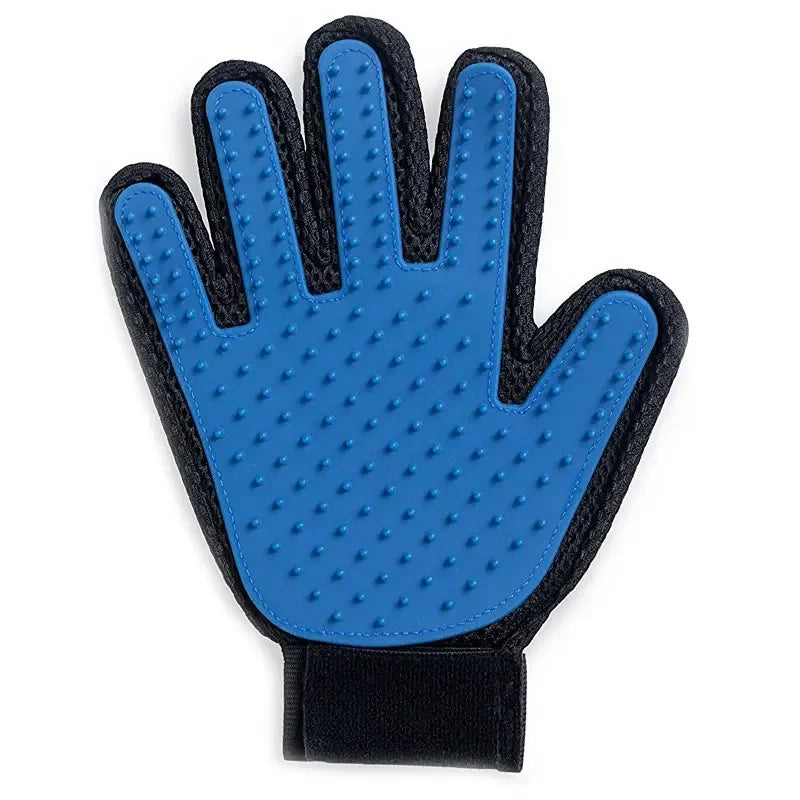 Silicone glove for pet hair