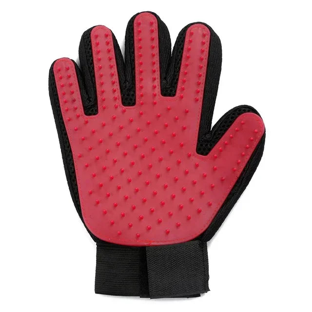 Silicone glove for pet hair